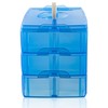 Daletu Sorting Boxes for Small Parts with Lid, Plastic Storage