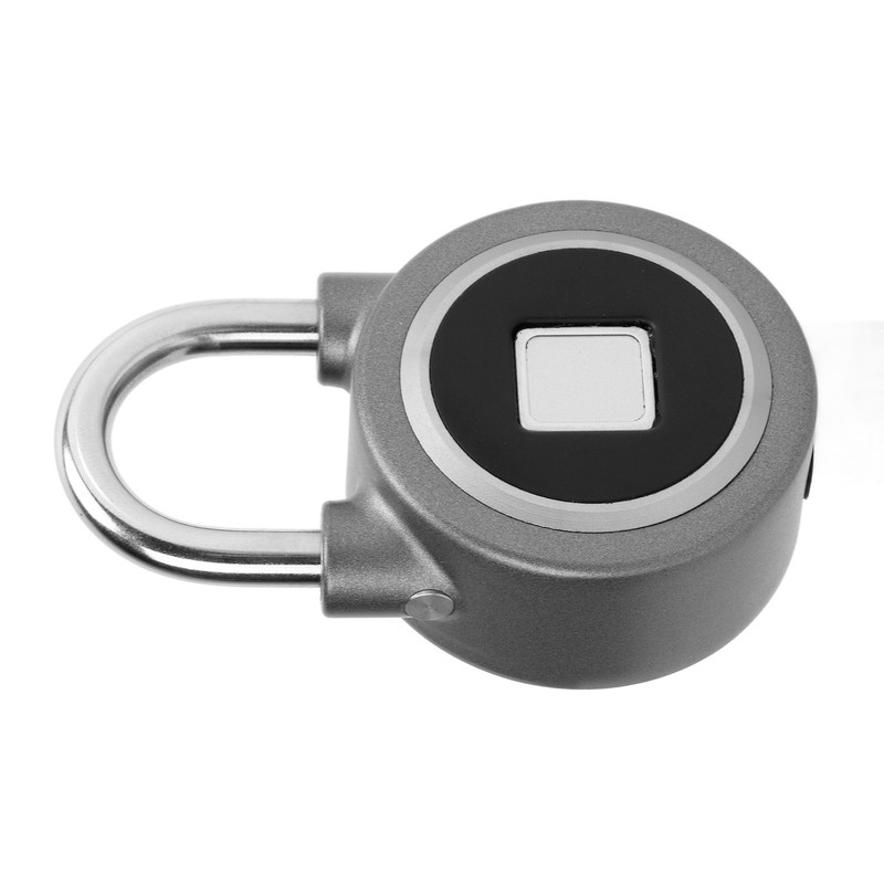 Fingerprint Padlock USB Charging Remote Authorization Unlocking Lock for Gym