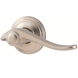 Weiser Avalon Satin Nickel Door Handle, Right-Handed Half Dummy Lever, Non-turning Interior Door Handles for Wardrobe, Closet Door & French Doors,Cabinet Handle/Cupboard Handles,Traditional Home Décor