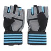 Half Finger Adjustable Cycling ShockAbsorbing Gloves AntiSlip Bicycle Gloves Blue(Blue