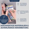 VON HEESEN Slim Wallet with RFID Protection, for Men and