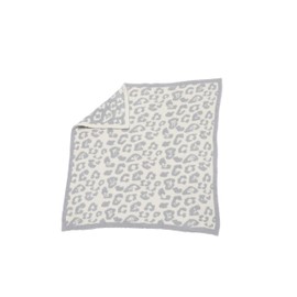 Barefoot Dreams CozyChic in The Wild - Manta para bebé, Color océano/Crema