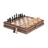 A&A 15 inch Walnut Wooden Chess Sets w/ Storage Drawer