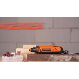 JORGENSEN 120V Heavy Duty Corded Rotary Tool Kit 6 Speeds With 51pcs Accessories