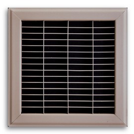 Truaire C154R 14X14(Duct Opening Measurements) Heavy Duty Floor Return Air Grille 14-Inch by 14-Inch Floor Return Air Grille, Brown