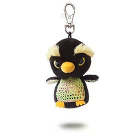 Aurora World Macaronee The Penguin YooHoo and Friends Backpack Clip (Black/Yellow/Orange)