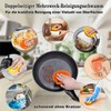 Pack of 5 Temperature Dishwashing Sponge, Double-Sided Scourer, Kitchen Sponges,