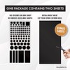 SleepBetterCo Blackout Stickers - 100 pcs, Light Blocking & Dimming