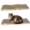 ALLGEAR 33"x13" Extra Large Cat Scratcher Lounge, Jumbo Corrugated Cardboard
