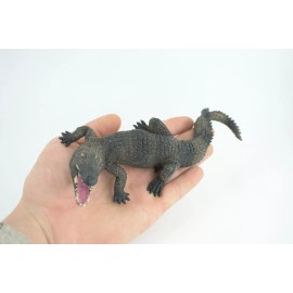 Collectible Wildlife Gifts Alligator Toy, Crocodile, Hand Painted Rubber Model, 8 Inches CH965 BB210