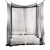 Mecoyas Mosquito Net, Upgraded, Beautiful Design, 4 Entrances, Prevents Insects,
