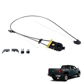 Predep Rear Power Sliding Window Regulator Assembly Without Motor Compatible for 2007-2014 Chevy Silverado 1500 2500 HD 3500 HD, 2007-2014 GMC Sierra 1500 2500 HD 3500HD, Replacement 25980205