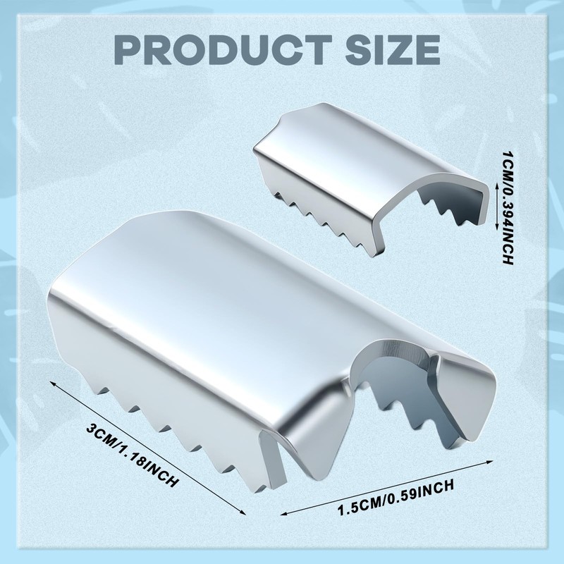 MorningRo 16 Pack Patio Umbrella Rib End Clips 1'' Umbrella