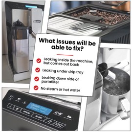 O Ring Repair kits for Fully Automatic Espresso Machines De'Longhi Eletta ECAM44660 B,to Solve Coffee Maker Tube Water Leakage