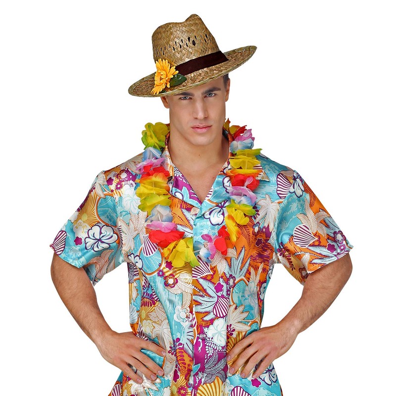 WIDMANN 14232 Farmer Hat with Sunflower Brown