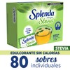 Splenda Stevia, Edulcorante de Mesa, 80 sobres de 1g c/u