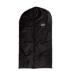 PrimeMed Simple Black Garment Bag for Dress Clothing Storage -
