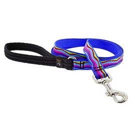 LupinePet Originals 3/4" Ripple Creek 4-foot Padded Handle Leash for Medium and Larger Dogs