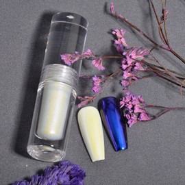 MEILINDS Chrome Nail Powder Powder Aurora Mirror Effect Mermaid Pearl Glitter Iridescent Gel Nail Polish for Nail Art Manicure DIY Decoration