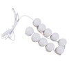 LED Vanity Lights with 10 Dimmable Bulbs USB Adjustable Color