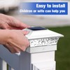 VOLISUN Solar Post Cap Lights Outdoor 4x4/6x6 Wooden/Vinyl Fence Cap