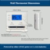 Programmable Thermostat for Home, 5-1-1 Day Programmable,Multi-Stage,2 Heat/2 Cool,Digital Energy-Saving