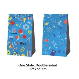 12 Pieces Science Party Favour Bag Science Candy Bags Science Goodie Treat Gift Bags for Science Party Decorations Science Party Supplies