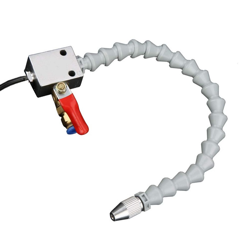 Mist Coolant Cooling Sprayer Nozzle for Engraving Machine Lathe (White)