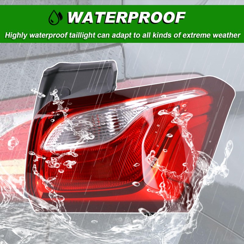 Lochnchn Halogen Tail Light Assembly Compatible with Chevy Equinox 2018