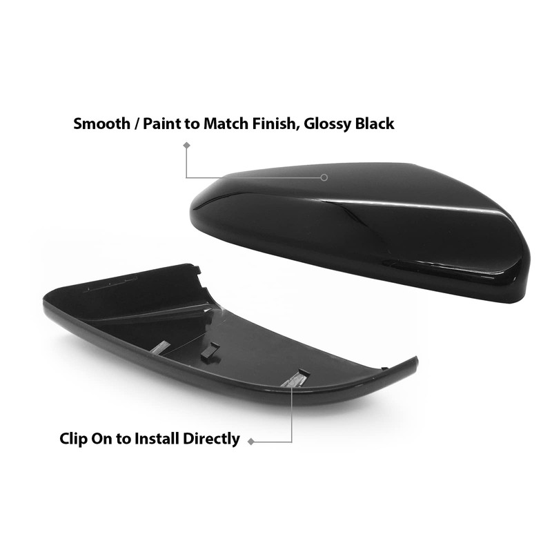 APA Replacement for Glossy Black Mirror Cover 2016-2021 CIVIC 2019-2022