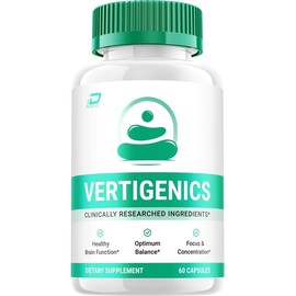 Vertigenics (1 Pack) Vertigenics Brain Supplement Capsules-Verti Genics All-Natural
