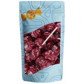 One Flavor Candy Tootsie Pops Lollipop Lolli Pops Bulk in Resealable Bag (Raspberry, Pack of 20)