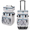 TOURIT 75 Can Insulated Rolling Cooler, Detachable Double Deck Beach