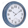 Aurowit Outdoor Clock Waterproof 12 Inch Outdoor Clocks with Thermometer