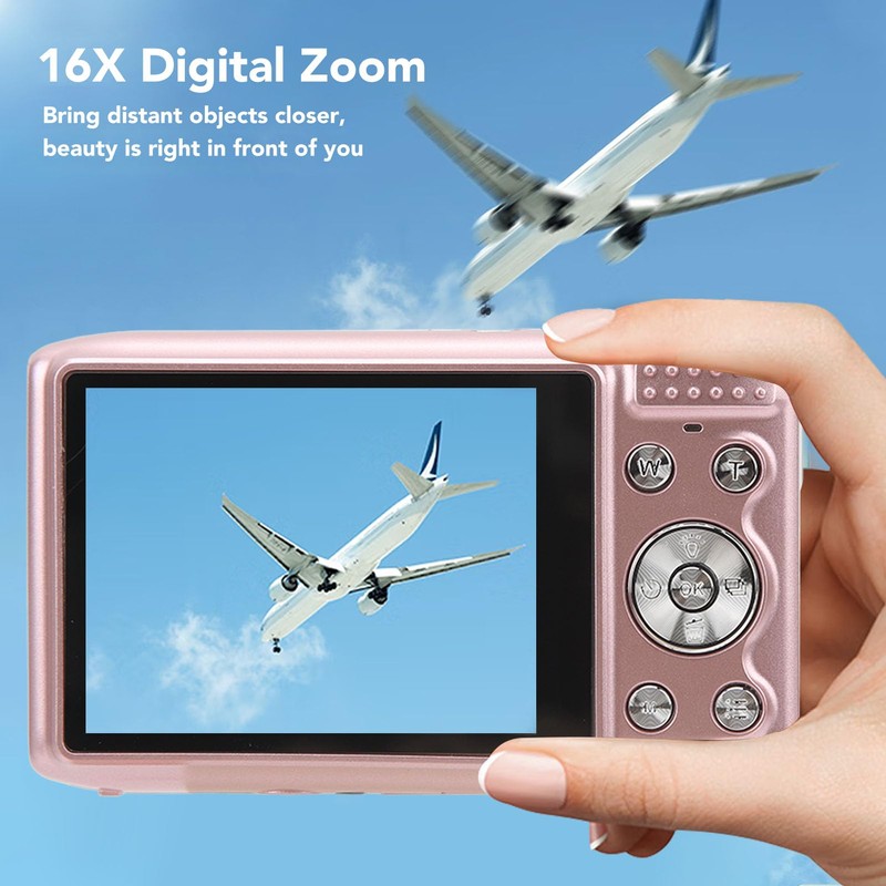 Digital Camera, 2.88 Inch Screen 58MP 4K HD Portable Camera,