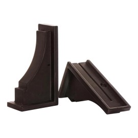 Mayne Fairfield Traditional Plastic Decorative Brackets in Espresso (Set of 2)