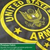 Army Crest Flags 3x5 Outdoor Double Sided- US Golden Army