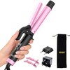 Travel Curling Iron 1 Inch,Small Curling Iron for Short Hair,Dual