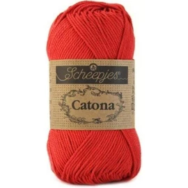 Scheepjes Yarn, Cotton, Red, One Size