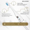 6x Megasonex Brush Heads Zig-Zag Medium