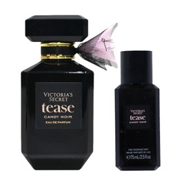 Victoria's Secret Tease Candy Noir Eau De Parfum 1.7 Fl Oz & Fine Fragrance Travel Mist Set