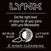 Lynx Manwasher Shower Tool, 12 Week Pack, Pack of 2