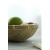 Handwoven Bamboo Sieve Basket, 17cm x 6cm, Natural