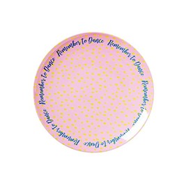 Rice Melamine Children's Dessert Plate with Big Raindot Print 16 cm - Girls