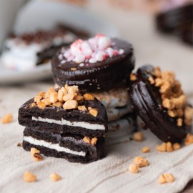 Barnetts Mothers Day Gift Basket, 12 Chocolate Covered Cookies Gourmet Candy Box Baskets for Mother, Mom, Grandmother, Grandma, Prime Food Delivery, Gifts for Him, Her, Wife, Sister, Daughter, Women