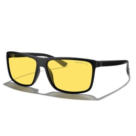 MERRY'S Rectangular Polarized Sports Sunglasses for Men Women Cycling Driving Fishing UV400 Protection S8225