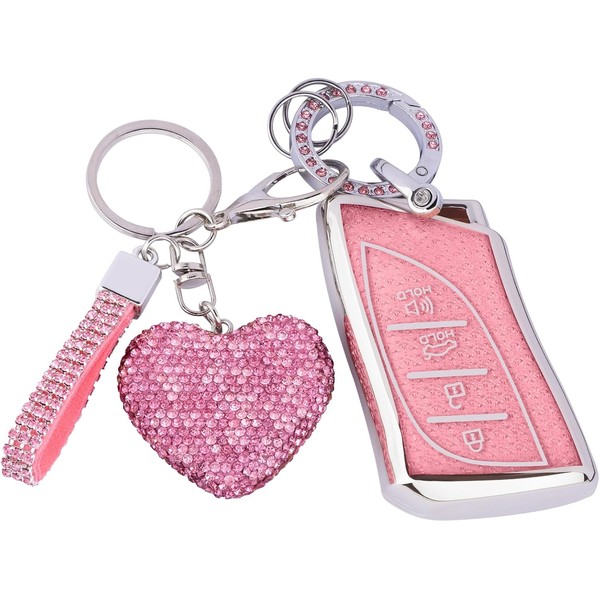 Meruns Compatible with Lexus key fob cover with Diamond Bling