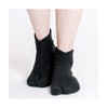 Kyoetsu Men's Tabi Socks, Fleece Cover, Winter Socks, Black