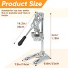Nisorpa Manual Juicer Hand Press Commercial Citrus Juicer Machine Stainless