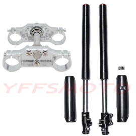Unbranded 700mm Front Forks+Triple Tree Clamp for Dirt Pit Bike Apollo SSR 140cc 150cc 160
